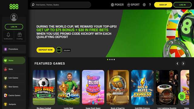 Mega888 Express casino screenshot